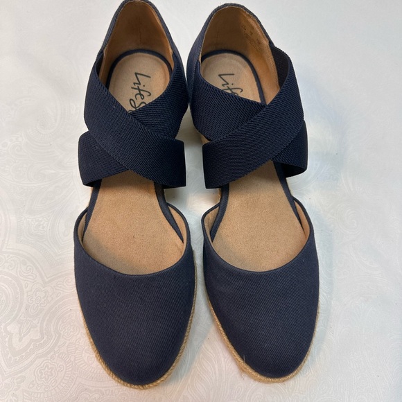 Life Stride Shoes - Life Stride Women's Navy Espadrilles